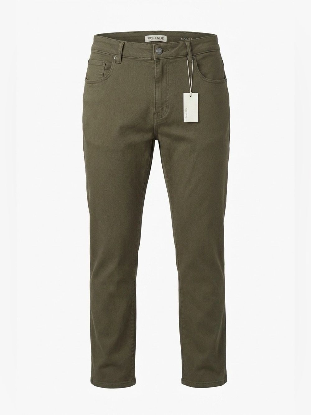 Warp + Weft Slim Stretch Jeans - Olive Green